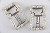 Lot 57 - Nelson's shoe buckles, dated 29 September 1803,...