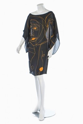 Lot 257 - A Stella McCartney black chiffon tunic dress,...