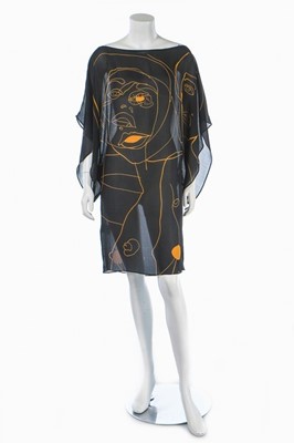 Lot 257 - A Stella McCartney black chiffon tunic dress,...