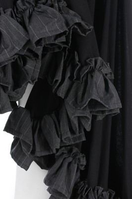 Lot 201 - A Yohji Yamamoto black jersey dress, 'Wedding'...