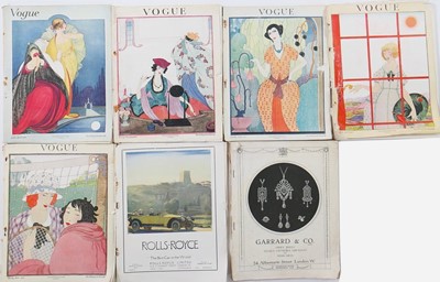 Lot 47 - British Vogue, 1920, including designs by...