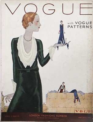 Lot 50 - British Vogue, January - December 1930, a near...