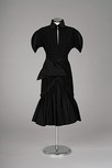 Lot 235 - An interesting Maggy Rouff black dinner gown,...