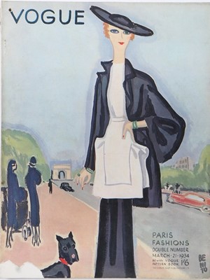 Lot 54 - British Vogue, 1934, a near complete run,...