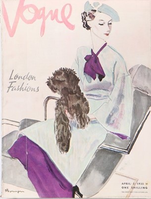 Lot 55 - British Vogue, 1935, a near complete run,...