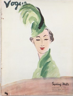 Lot 55 - British Vogue, 1935, a near complete run,...