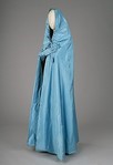 Lot 261 - A rare Givenchy blue taffeta domino cape and...