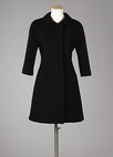 Lot 271 - A Givenchy black wool single breasted coat,...