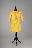 Lot 256 - A Givenchy brilliant yellow matelasssatin...