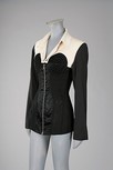 Lot 322 - A Jean-Paul Gaultier corset bodice and a black...