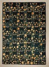 Lot 88 - An embroidered wool coverlet, Dutch or German,...