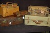 Lot 156 - Two crocodile suitcases and other luggage...