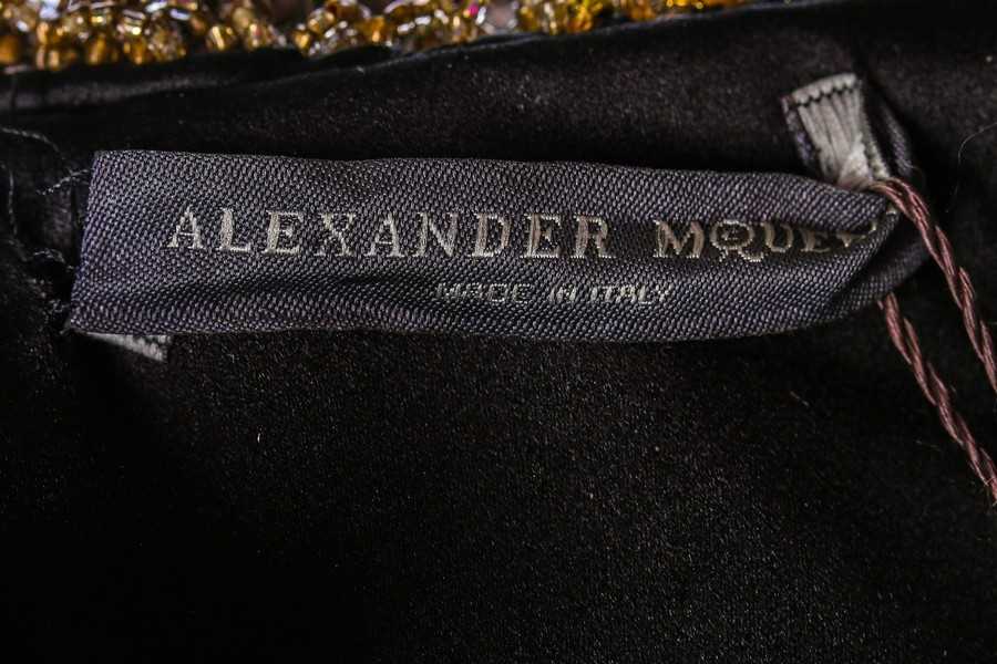 Lot 264 - A fine Alexander McQueen embroidered black