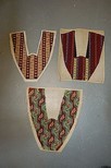 Lot 170 - A group of embroidered slipper panels, six...