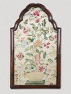 Lot 65 - An embroidered satin floral picture by Maria...