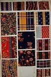 Lot 122 - Two books of printed wools, 1840s-50s, the...