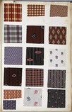 Lot 134 - Book of printed cottons, 1863-68, approx. 29...