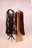 Lot 198 - A group of evening wear in mainly gold and...