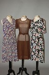 Lot 204 - A group of 1930s vintage clothing, nine pieces,...