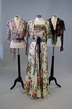 Lot 218 - A group of late 1930s floral clothing, seven...