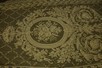 Lot 165 - A fine muslin appliqucurtain panel, circa 1900,...