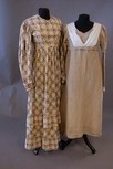 Lot 2 - A printed cotton gown, late 1820s-early 1830s,...