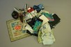 Lot 101 - A group of Chinese shoes, sleeve bands and...