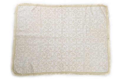 Lot 26 - An embroidered cradle cover, English, circa...