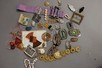 Lot 109 - A small group of costume jewellery, fans,...