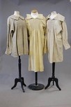 Lot 121 - Two farmer's smocks, circa 1900, of heavy...
