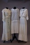 Lot 127 - A group of mainly white gowns, blouses,...