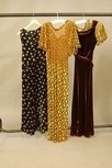 Lot 146 - 1930s velvet evening gowns, eleven ensembles,...