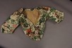 Lot 162 - A lady's bodice of early 1730s brocaded silk,...