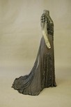Lot 172 - An elaborately beaded gown reputedly owned by...