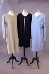 Lot 13 - Two Jean Muir moss crêpe wool simple dresses...