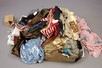 Lot 27 - A general group of dress fabrics, trimmings,...