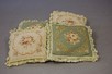 Lot 30 - Four Edwardian style embroidered cushions,...