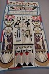 Lot 34 - Seven apliquéd wall hangings, Egyptian, 1920s...