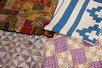 Lot 37 - Four patchwork coverlets, various dates,...