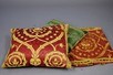 Lot 69 - A group of silk cushions, late 19th century,...