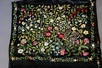 Lot 164 - An embroidered black satin stole, circa...