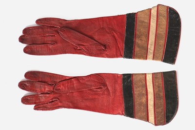Lot 66 - A rare pair of Chanel leather motoring gloves,...