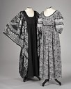 Lot 12 - Two Gina Fratini long black dresses, early...