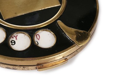 Lot 69 - A fine Salvador Dal for Schiaparelli enamelled...