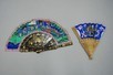 Lot 254 - Two Cantonese painted fans, mid 19th century,...