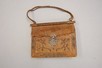 Lot 90 - A rare ladies' bag, circa 1780-1800, of tan...