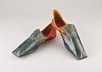 Lot 99 - A rare pair of exhibition or `prize' shoes,...