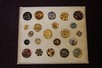 Lot 29 - Bimini pressed glass buttons, circa 1945,...