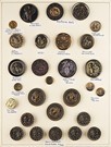 Lot 10 - A good display board of metal picture/story...