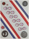 Lot 67 - A group of patriotic/Royalty buttons, English,...